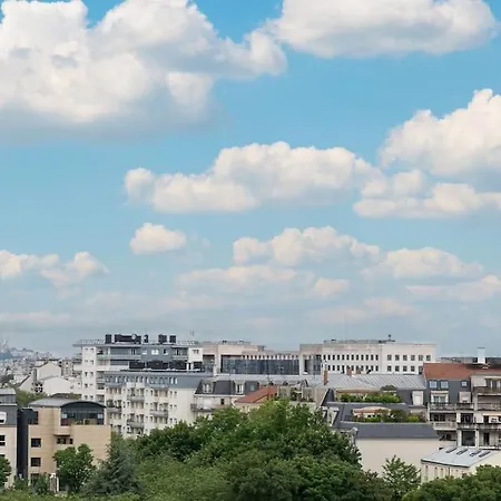 דירה Cozy For 4 With Panoramic View Of Paris שרנטון-לה-פונט